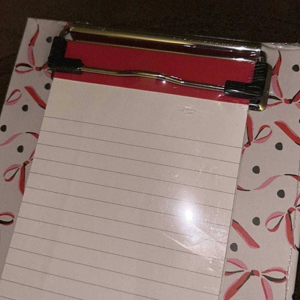 NWT VERA BRADLEY SMALL CLIP NOTES PRETTY POSIES 50 SHEETS